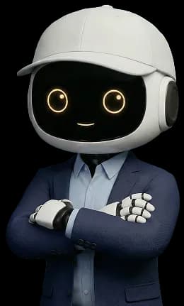 An intelligent robot wearing a professional business suit representing IT services and software solutions by Mazaya Integrated Solutions in Australia.