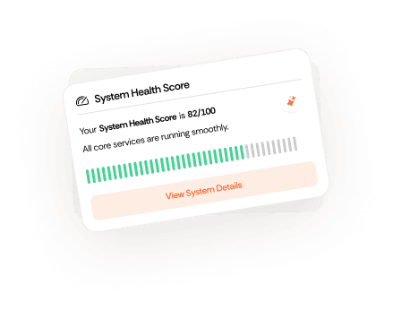 Interactive dashboard showing system performance overview including infrastructure, security, and scalability by Mazaya.