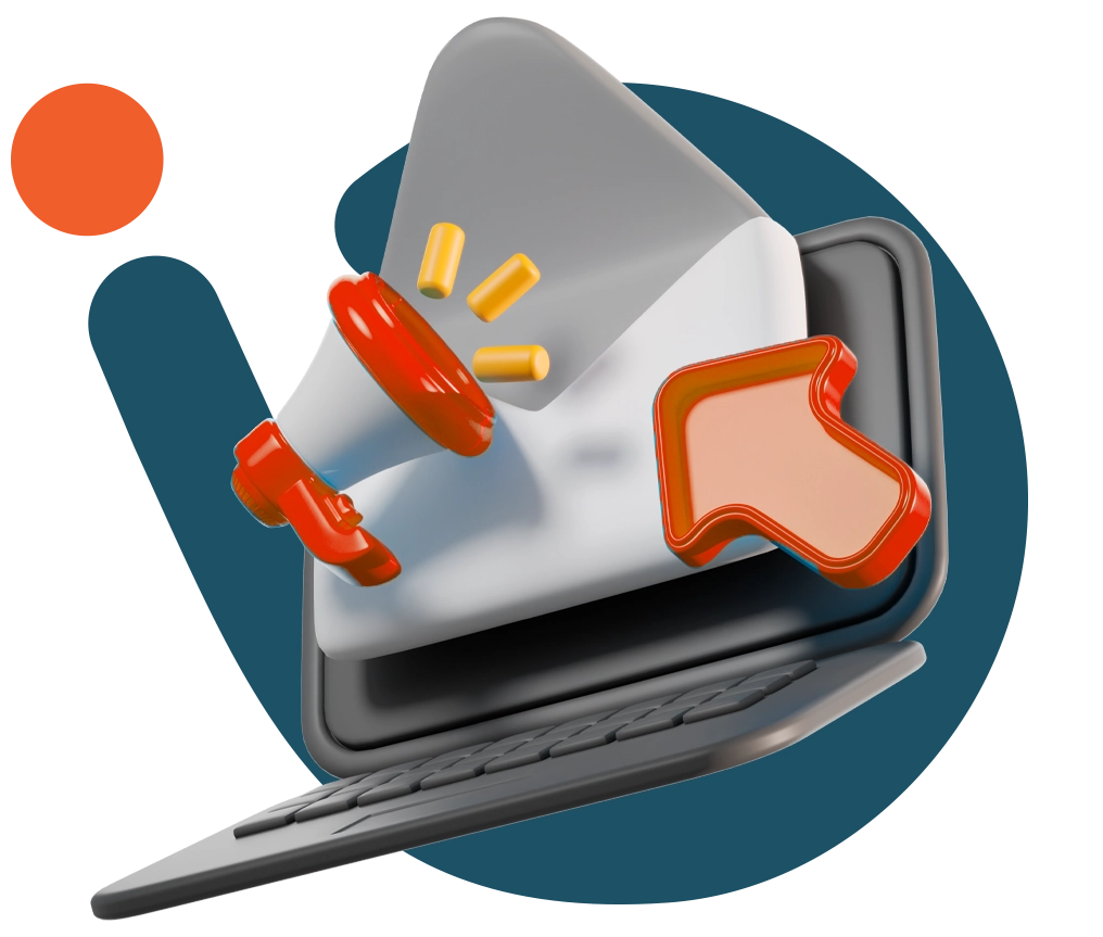 Mazaya Integrated Solutions logo with mobile and microphone representing digital marketing tools